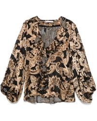 Alice + Olivia - Camicia Con Stampa Paisley - Lyst