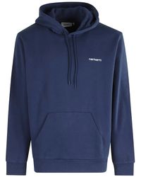 Carhartt - Sweater Met Logodetail En Capuchon - Lyst