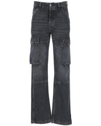 DIESEL - Cargo Denim Jeans - Lyst
