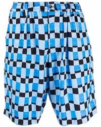 Marni - Viscose Bermuda Shorts - Lyst