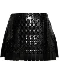 Isabel Sanchis - Vinyl Mini Shorts - Lyst