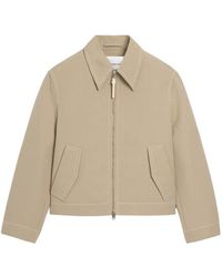 Ami Paris - Katoenen Jack Met Geborduurd Hart En Rits - Lyst