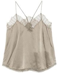 IRO - Lace-Trim Top - Lyst