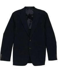 N.Peal Cashmere - Single-Breasted Notched Collar Blazer - Lyst