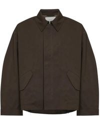 Studio Nicholson - Jack Met Puntige Kraag En Ritssluiting - Lyst