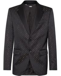 Billionaire - Jacquard Long-Sleeve Blazer - Lyst