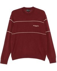 Emporio Armani - Striped Sweater - Lyst