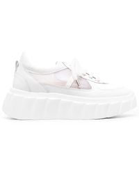 Agl Attilio Giusti Leombruni - Blondie Grid Platform Sneakers - Lyst