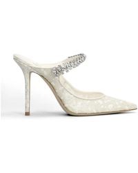 Jimmy Choo - Crystal-Embellished Heeled Pumps - Lyst