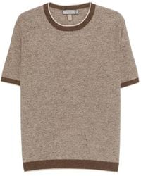 Canali - Trimmed Short-Sleeve T-Shirt - Lyst