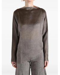 Cortana - Asymmetric Long-Sleeve Top - Lyst