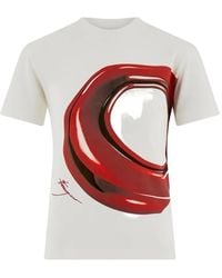 Ferragamo - Graphic-Print T-Shirt - Lyst