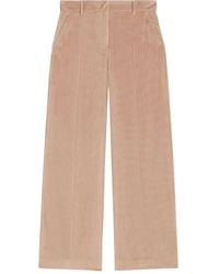 Weekend by Maxmara - Corduroy Wide-Leg Trousers - Lyst