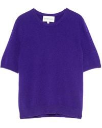 Bompard - Short-Sleeved Cashmere Top - Lyst