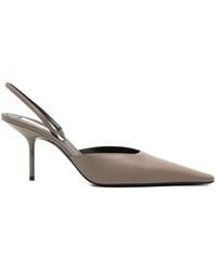 Victoria Beckham - Pointed-Toe Slingback Pumps - Lyst