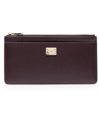 Dolce & Gabbana - Leather Zipped Card Case - Lyst