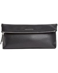 DSquared² - Neoclassic Pebbled Leather Messenger Bag - Lyst