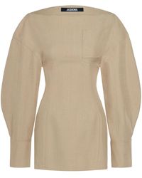 Jacquemus - La Robe Chemise Casaco Jurk - Lyst