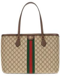 Gucci - Ophidia Large Tote Bag, Gg Canvas - Lyst