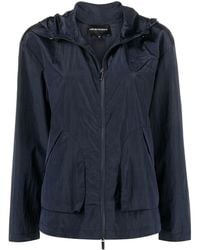 Emporio Armani - Lightweight Zip-Front Jacket - Lyst