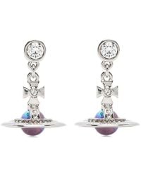Vivienne Westwood - New Petite Orb Drop Earrings - Lyst