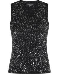 Roberto Collina - Sequin-Embellished Tank Top - Lyst