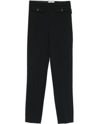Elisabetta Franchi - Cropped Tailored Trousers - Lyst