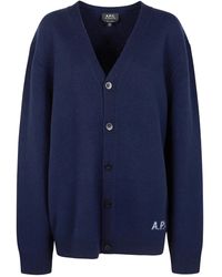 A.P.C. - A. P.C. Kenny Cardigan - Lyst