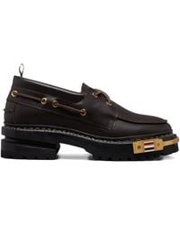 Thom Browne - Vitello Calf Hiking Leather Sole Boat Shoes - Lyst