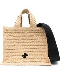 Patou - Small Jp Raffia Tote Bag - Lyst
