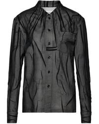 Maison Margiela - Creased Double-Layer Shirt - Lyst