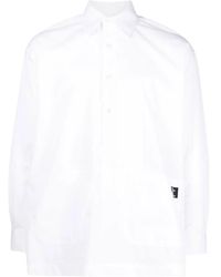 The Power for the People - Logo-Patch Detail Shirt - Lyst