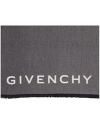 Givenchy - Sjaal Met Logo - Lyst