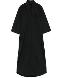 ALAINPAUL - Midi-Jurk Met Cropped Mouwen - Lyst