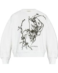 McQueen - Graphic-Print Sweatshirt - Lyst