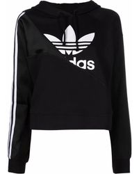 adidas - Adicolor Split Trefoil Hoodie - Lyst