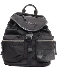 Premiata - Wattierter Lyn 2100 Rucksack Mit Lederbesatz - Lyst