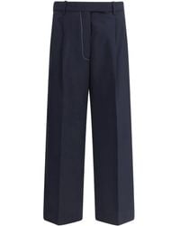 Thom Browne - High-Waisted Straight Trousers - Lyst