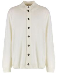 Moorer - Gerippter Cardigan mit Knöpfen - Lyst
