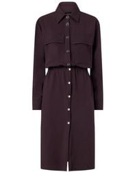 Pinko - Arum Midi Shirt Dress - Lyst