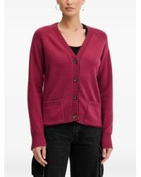 Silvian Heach - Button V-Neck Cardigan - Lyst