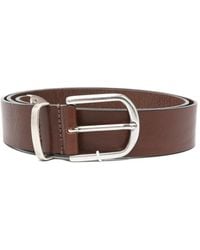 Les Deux - Witten Buckle-Fastening Leather Belt - Lyst
