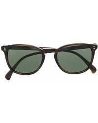 Oliver Peoples - Finley Esq. Rectangle Frame Sunglasses - Lyst