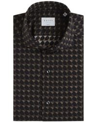 Xacus - Hemd Mit Geometrischem Print - Lyst