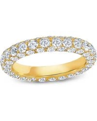 Graziela - Diamond Three-Sided Band Ring - Lyst