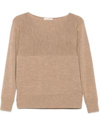 Zanone - Boat-Neck Ribbed-Trim Sweater - Lyst
