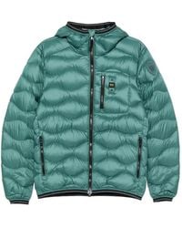 Blauer - Quilted Hooded Jacket - Lyst