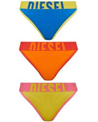 DIESEL - Drie Strings Met Logoband - Lyst
