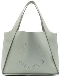 Stella McCartney - Logo Perforated Tote Bag - Lyst
