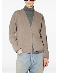 Liviana Conti - V-Neck Knitted Cashmere Cardigan - Lyst